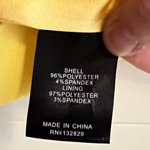 NWT Lovers + Friends Teddy Mini Dress in Lemon - Picture 9 of 10